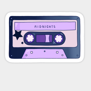 Midnights Cassette Sticker